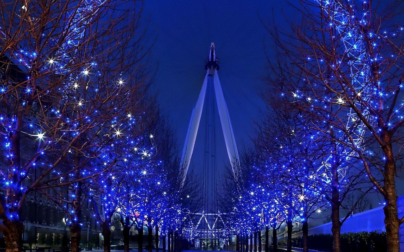 Free download London Eye Night Lights Wallpaper Travel HD