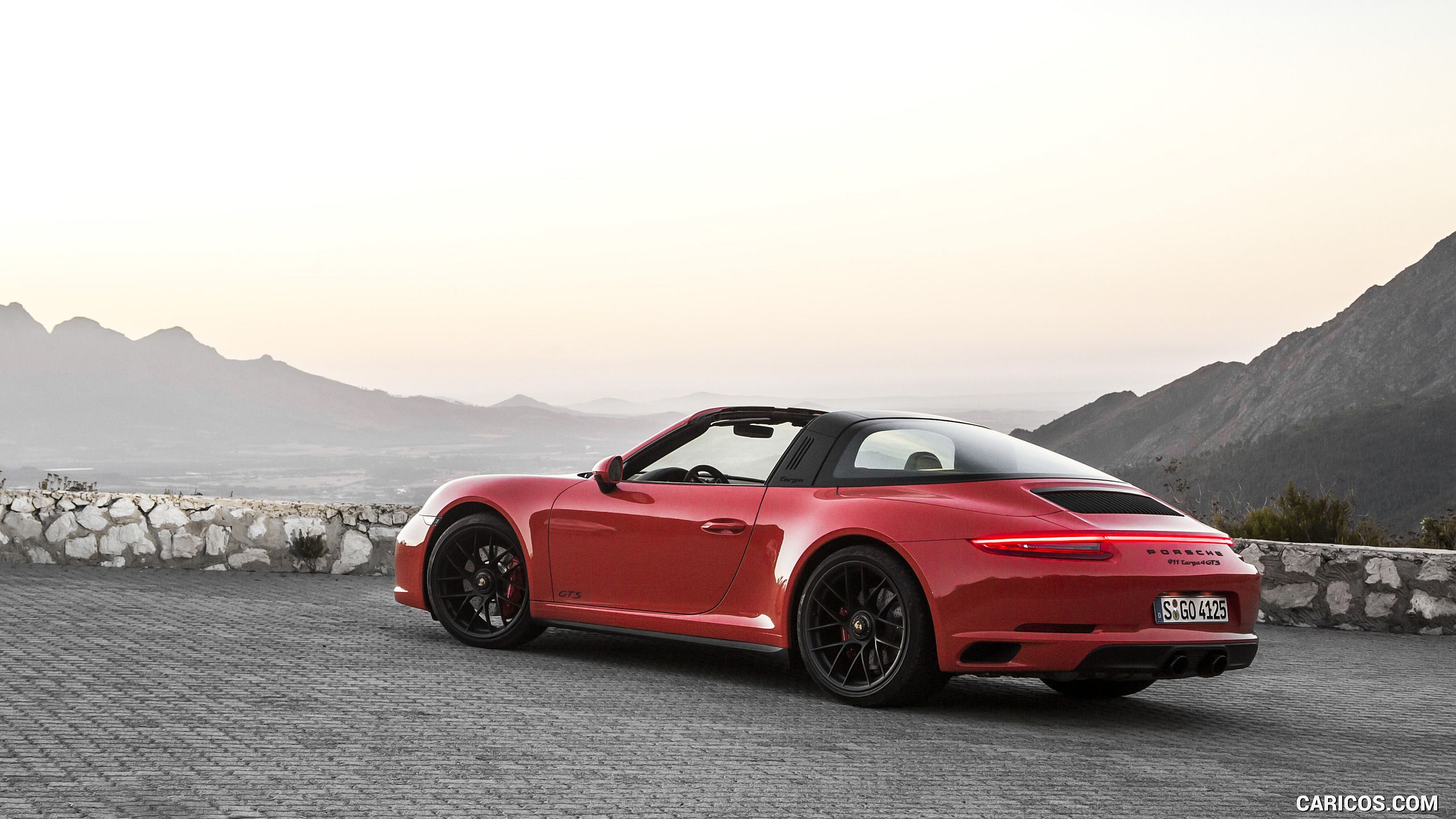 Porsche 911 Targa 4 GTS (Color: Lava Orange). HD