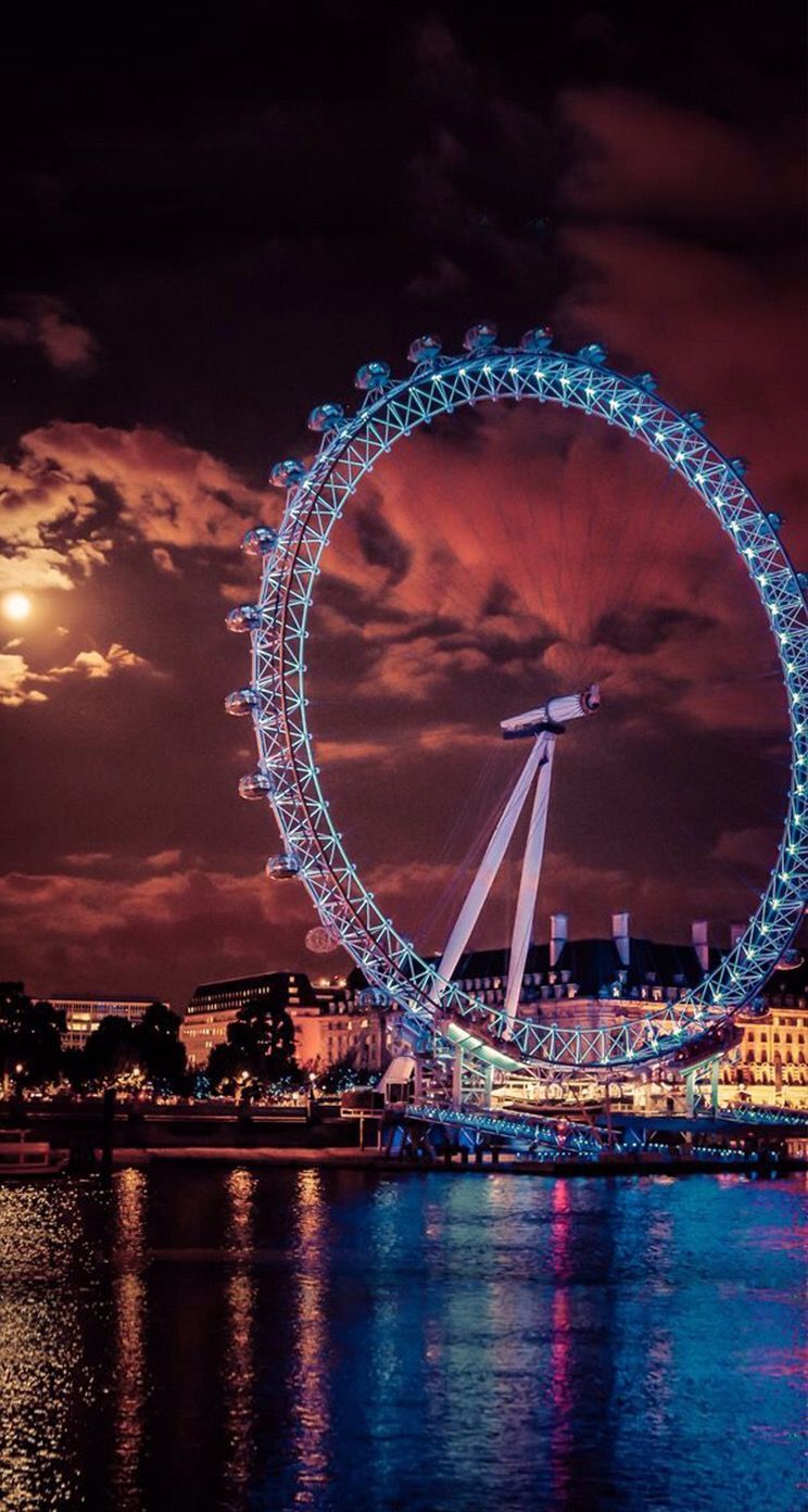 London Eye Sunset