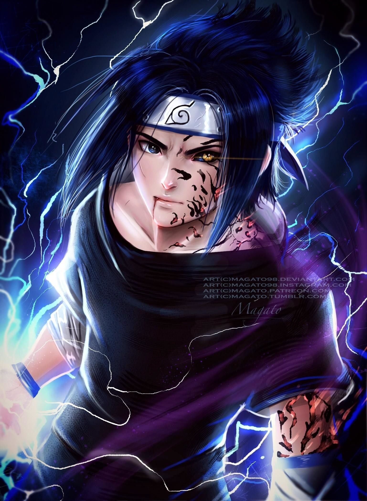 Sasuke Chidori Wallpaper