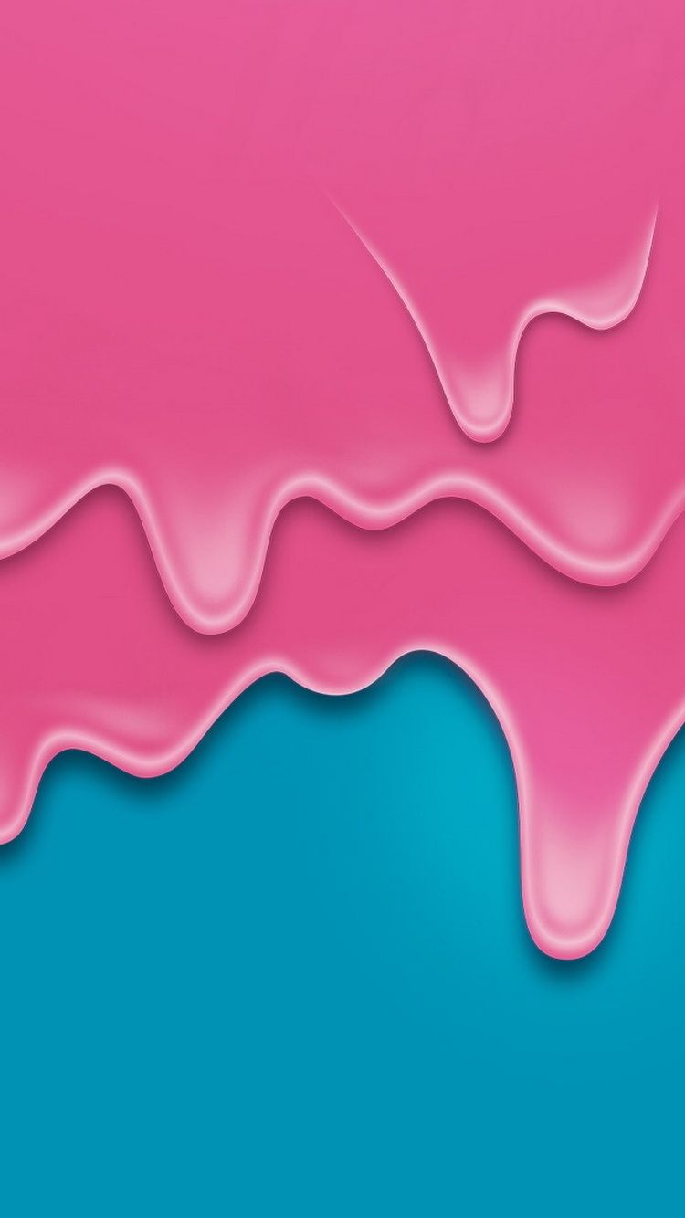 Pink Liquid Dripping Free Download Wallpaper for Phone