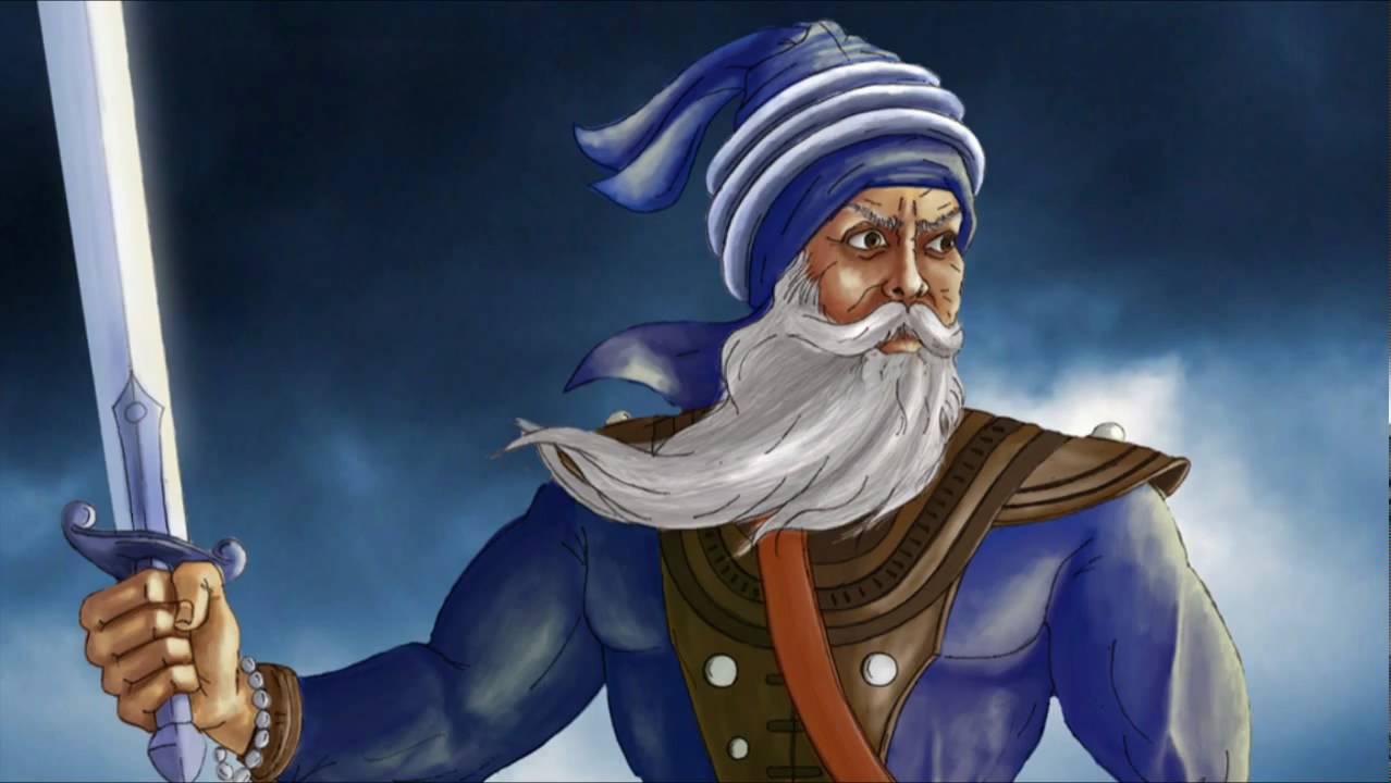 Baba Deep Singh Great Sikh Martyr And Scholar Full Color