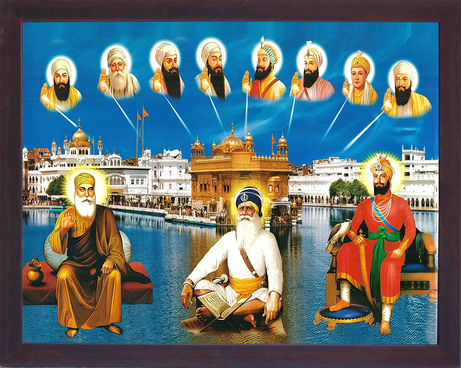Amazon.com Baba Deep Singh with other ten sikh guru's