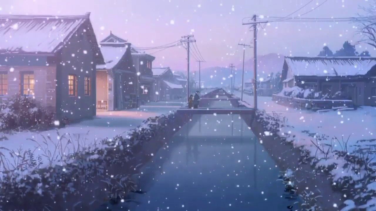 AMV (Beautiful Anime Scenery) First Snow