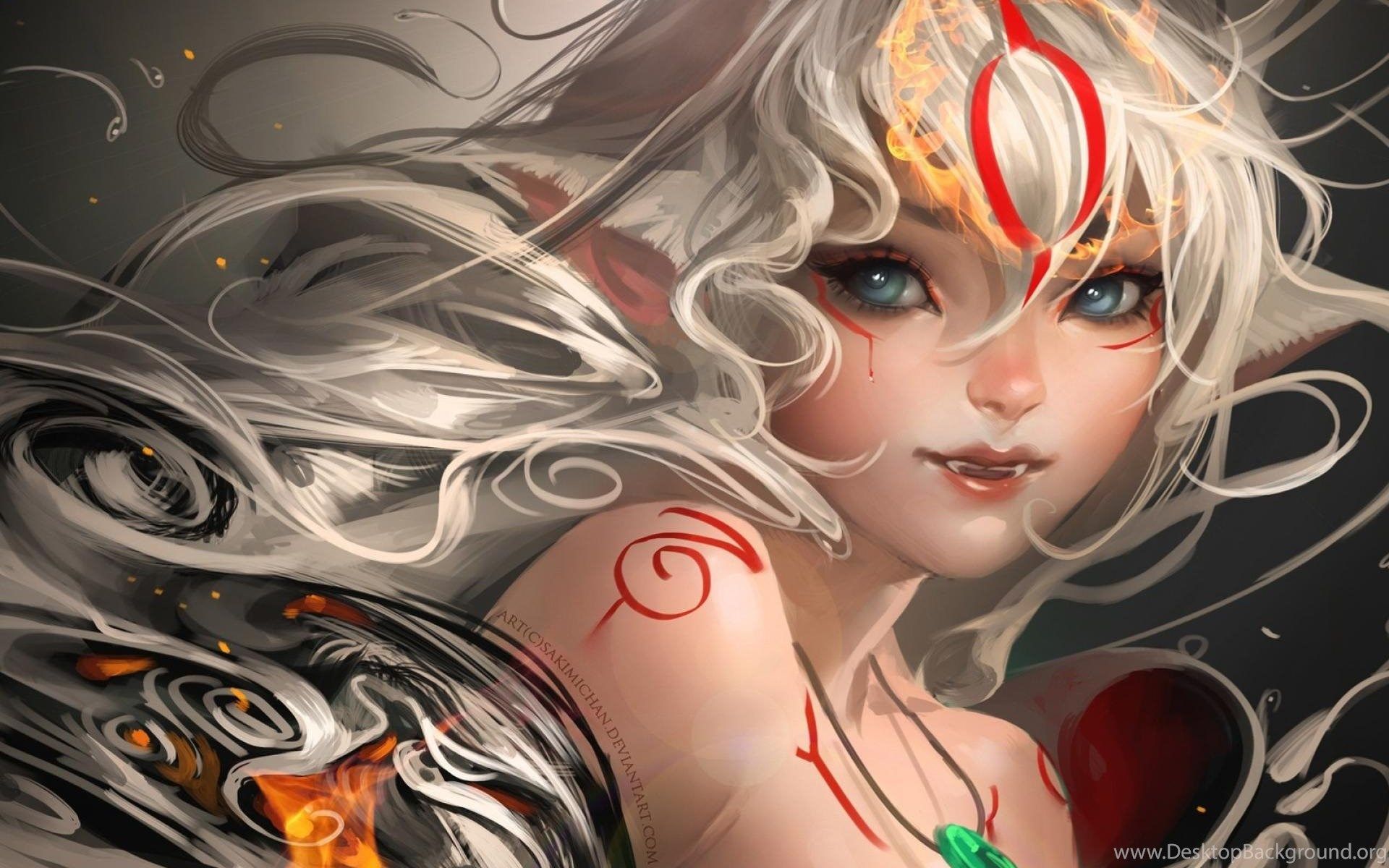 Women, Fantasy Art, Artwork, Sakimichan Fantasy Desktop Wallpaper