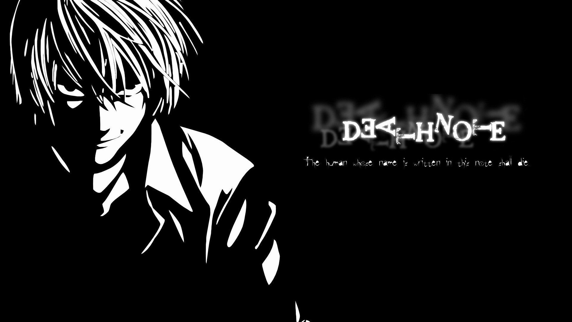 best anime black and white death note wallpapers on best anime black and white death note wallpapers