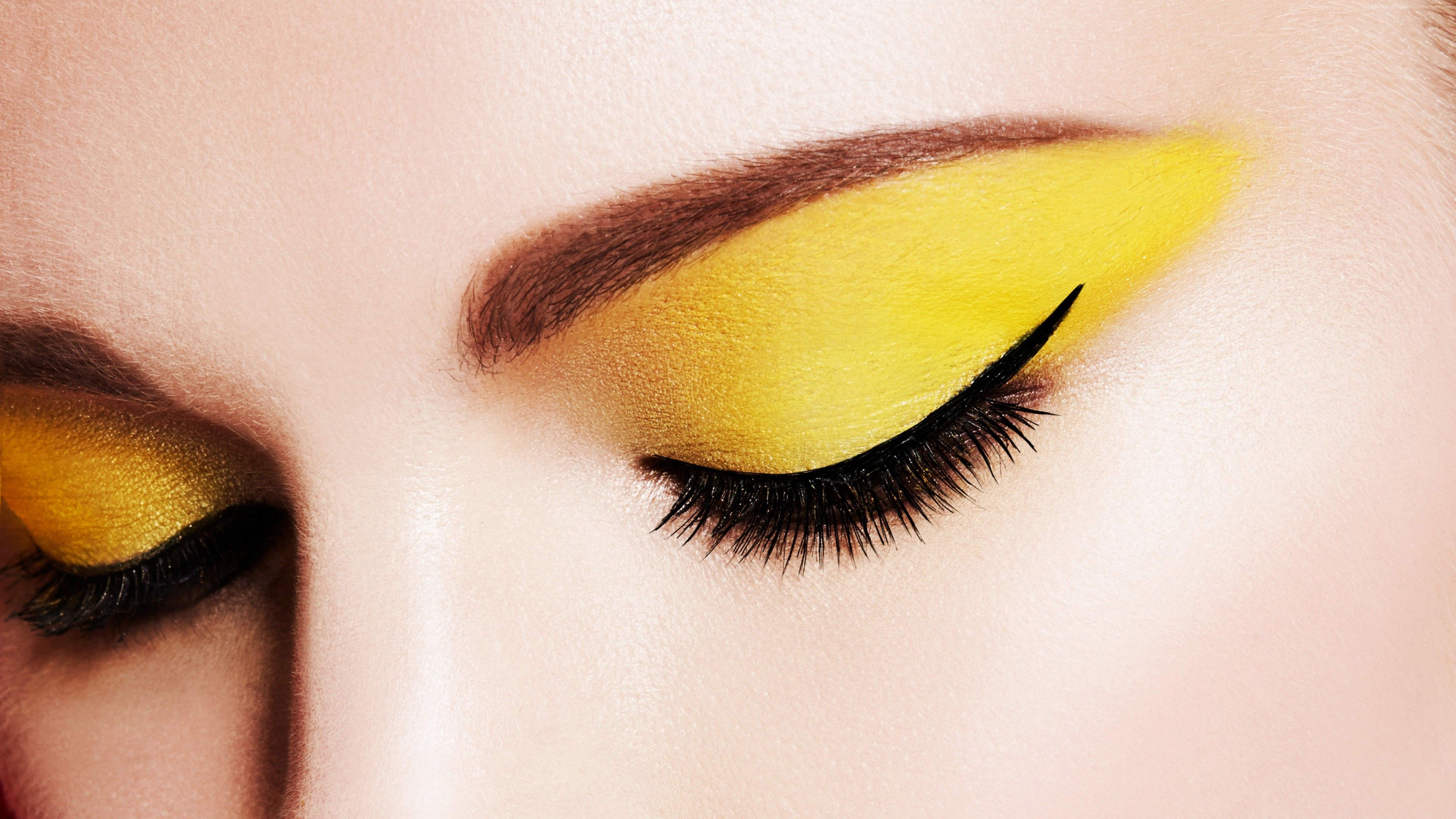 Wallpaper Blonde, yellow, eyes, Girls Wallpaper Download