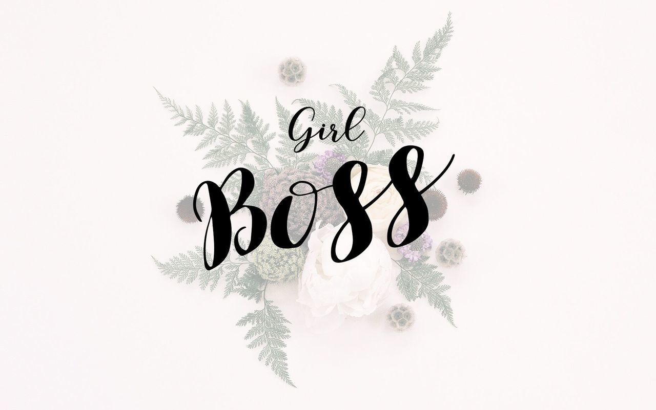 Girl Boss acacia brinley desktop wallpaper