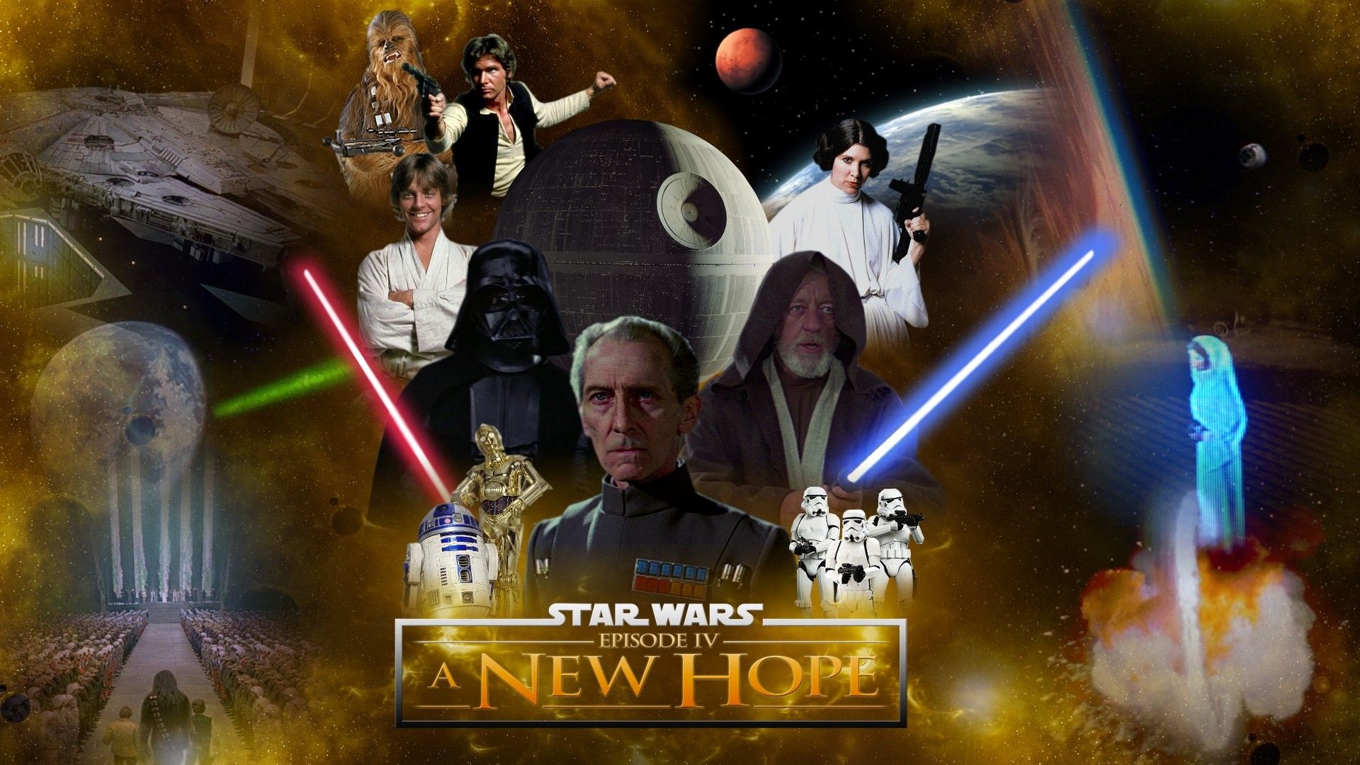 Star Wars Episode IV New Hope Wallpaper
