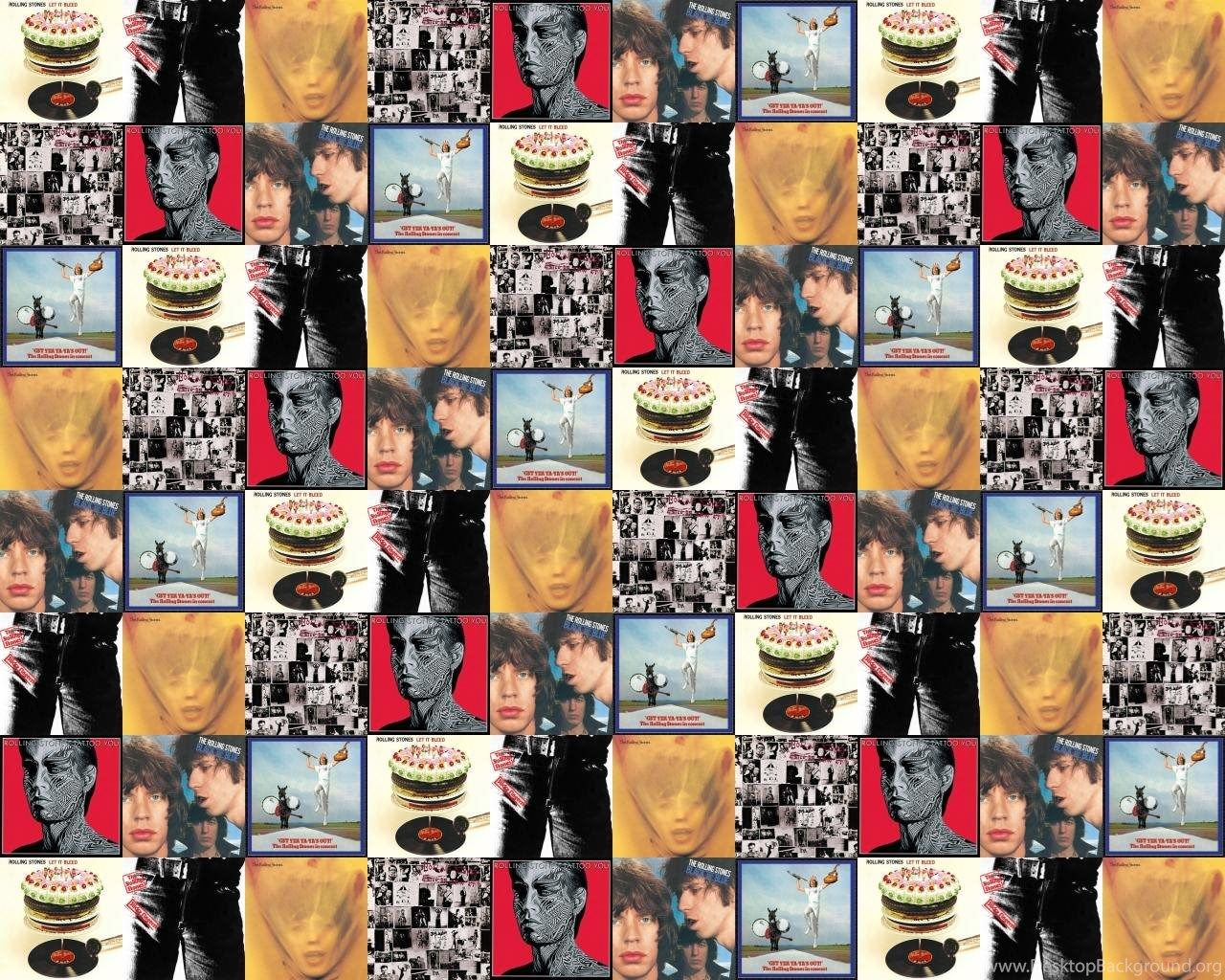 Rolling Stones Let Bleed Sticky Fingers Goats Head Wallpaper