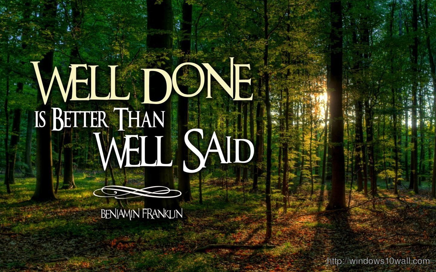 Well Done Motivational Wallpaper With Quotes 10 Wallpaper