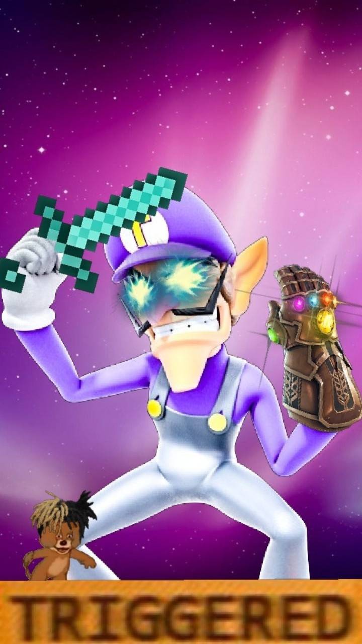 Waluigi God Mode wallpaper