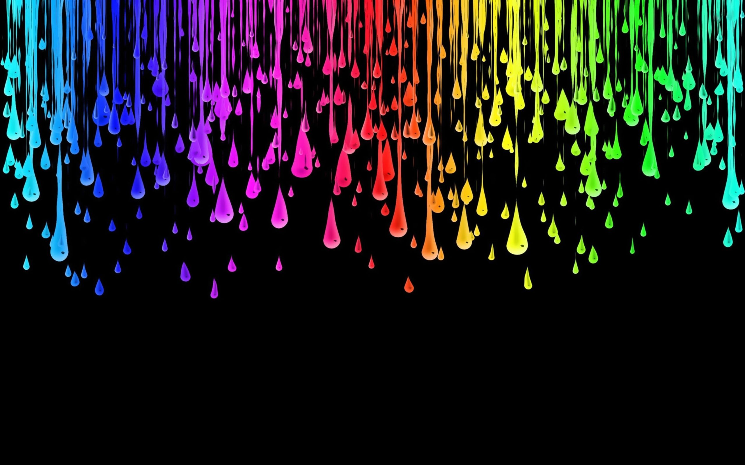 Colored Drops Mac Wallpaper Download
