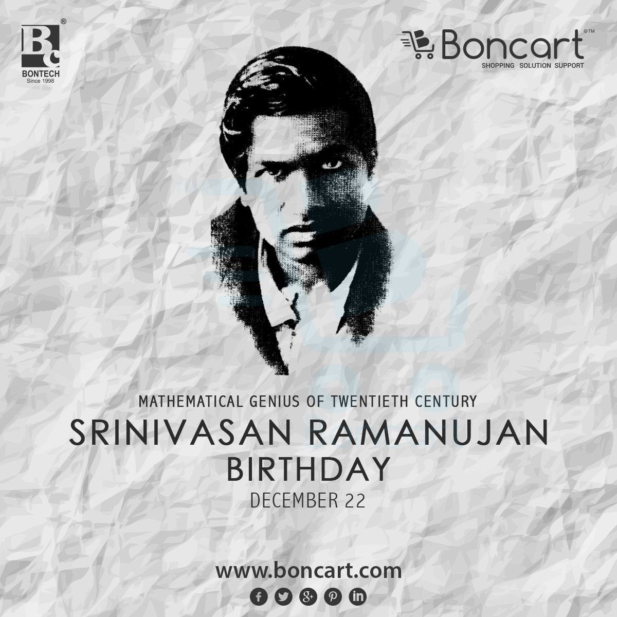 Srinivasan Ramanujan Birthday December 22