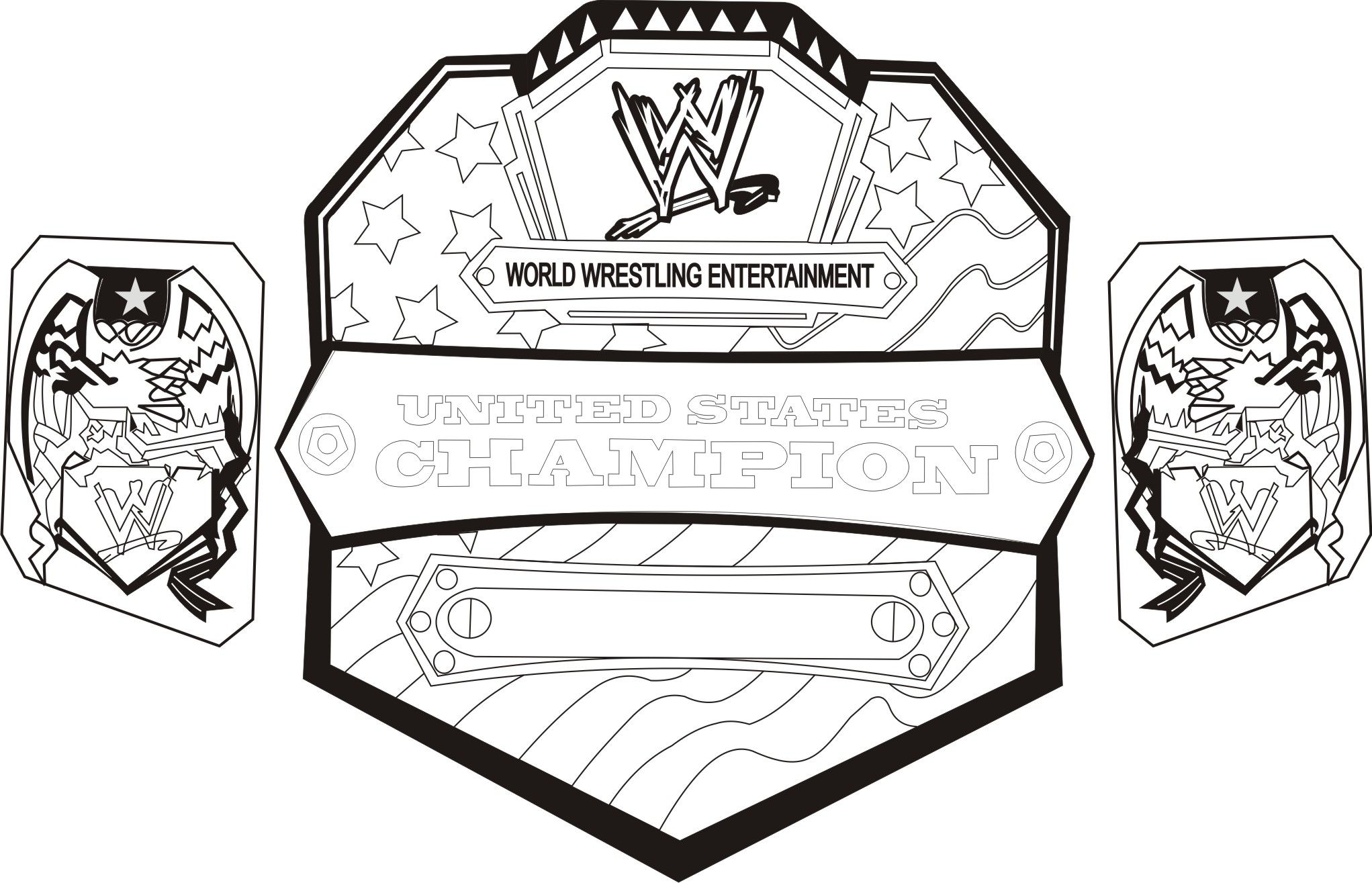 wwe coloring pages Large Image