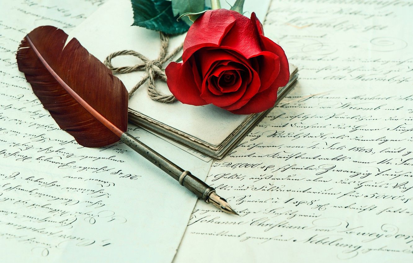 Letter And Roses Wallpapers - Wallpaper Cave