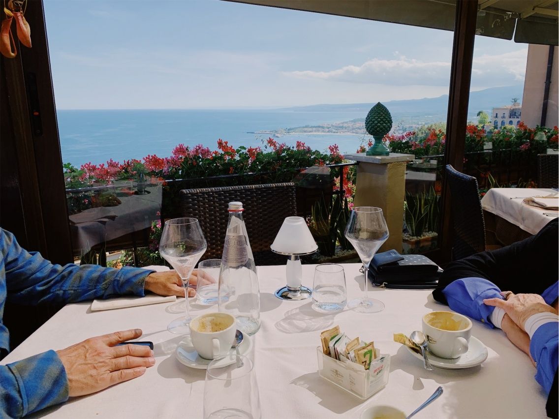 After lunch #lunch #panorama #view #italy #summer #couple #love
