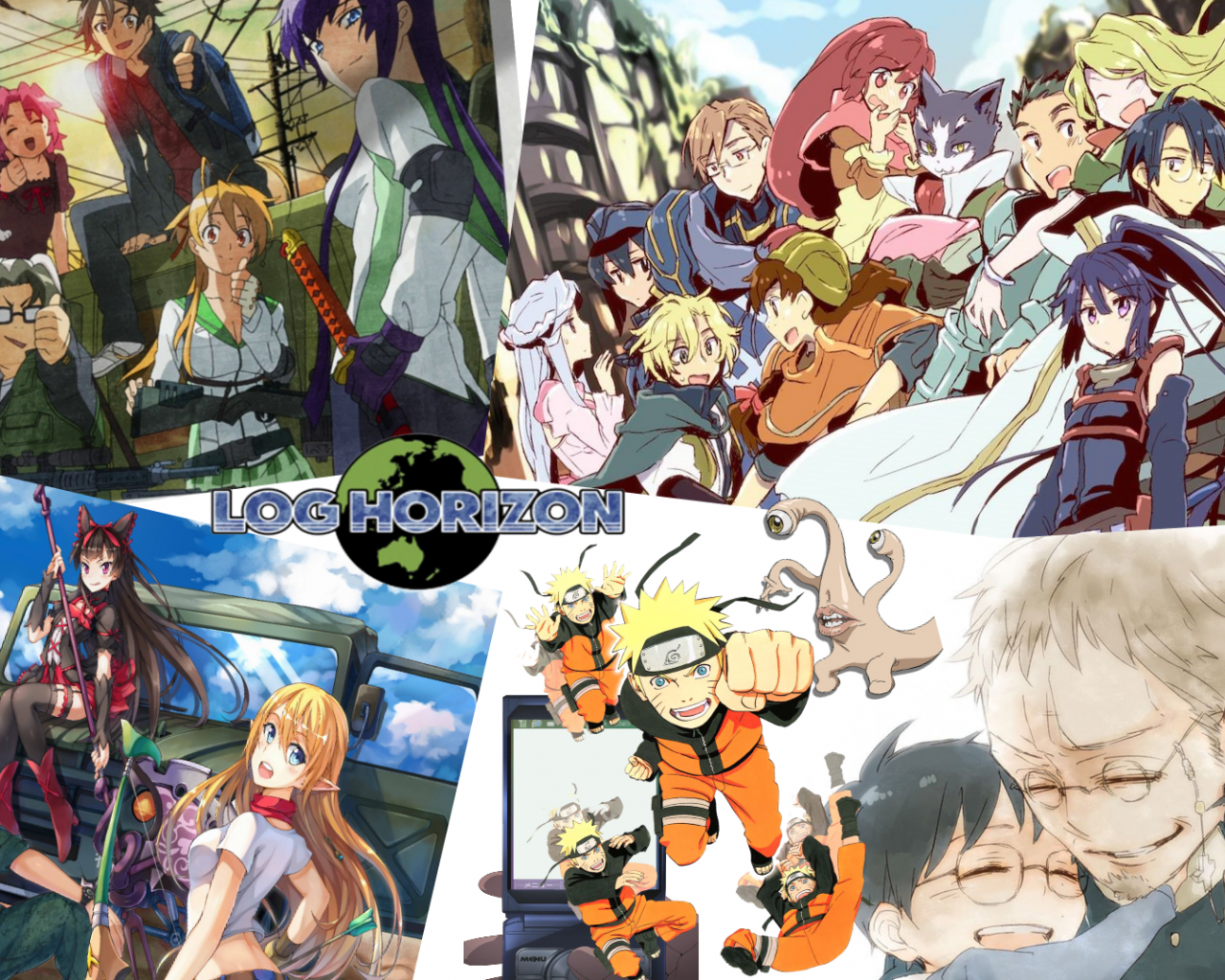 Mélange d'images de MangAnimes  Anime, Anime crossover, All anime