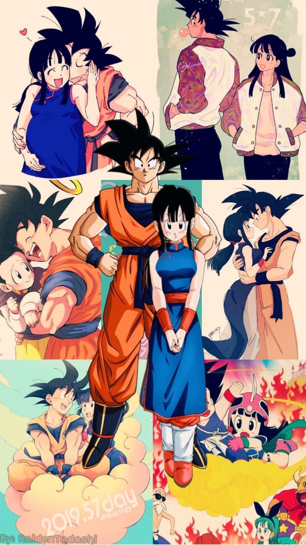 Goku and Chichi ❤.