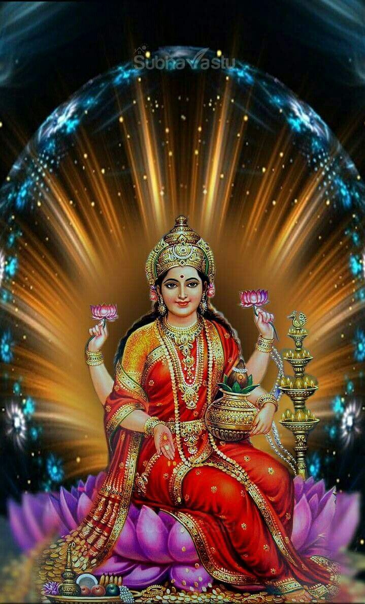 Lakshmi, Hindu goddess for wealth and abundance. Chant: Om Shreem