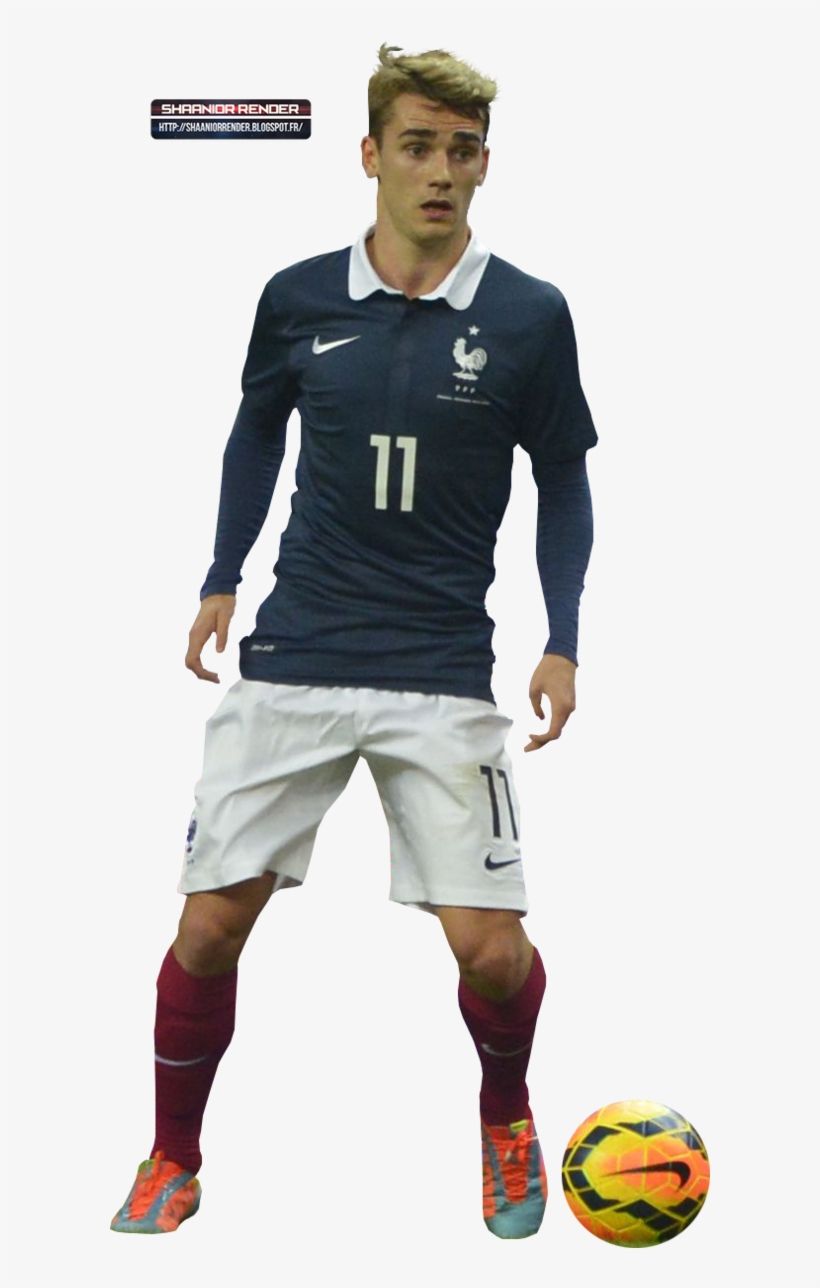 Antoine Griezmann Football Wallpaper Shirt PNG