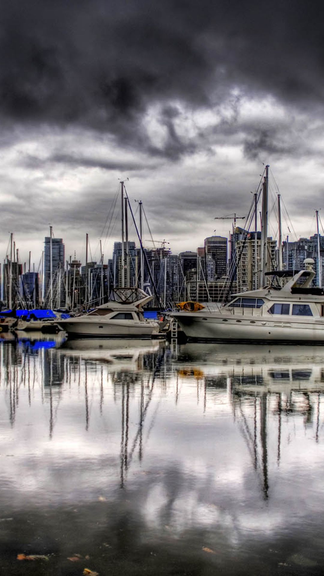 HDR Ships Lake Smartphone Wallpaper HD ⋆ GetPhotos