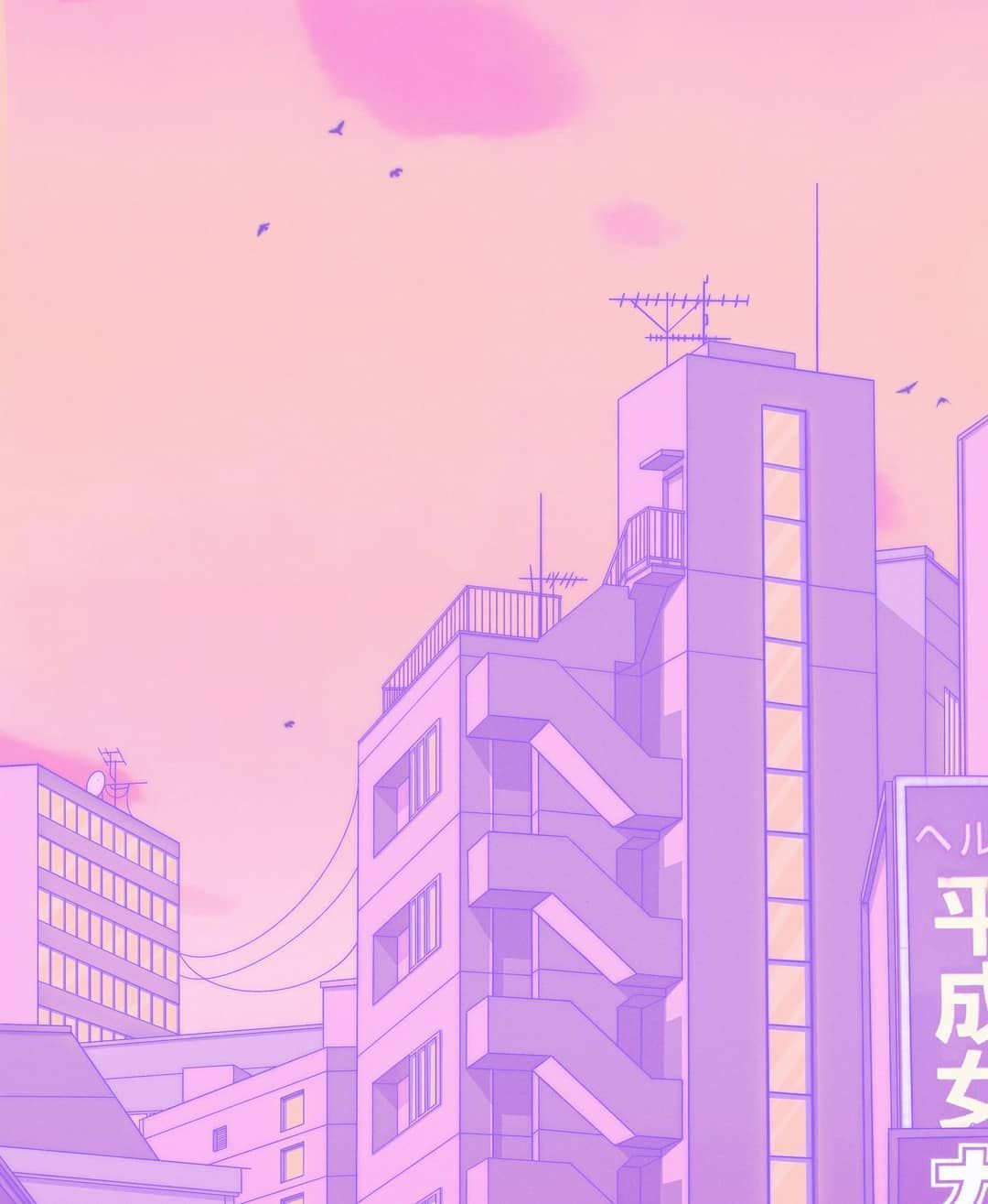 Tokyo ValentinePrints available on my Store, link in bio ♥️. Aesthetic pastel wallpaper, Pastel pink aesthetic, Pastel aesthetic