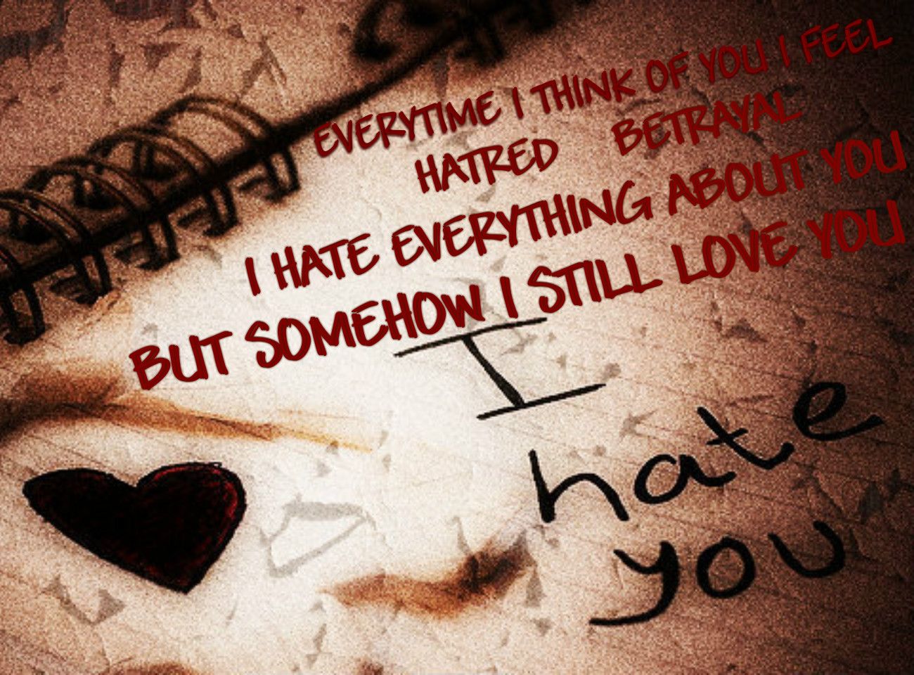Hate Love Quotes Wallpapers. 
