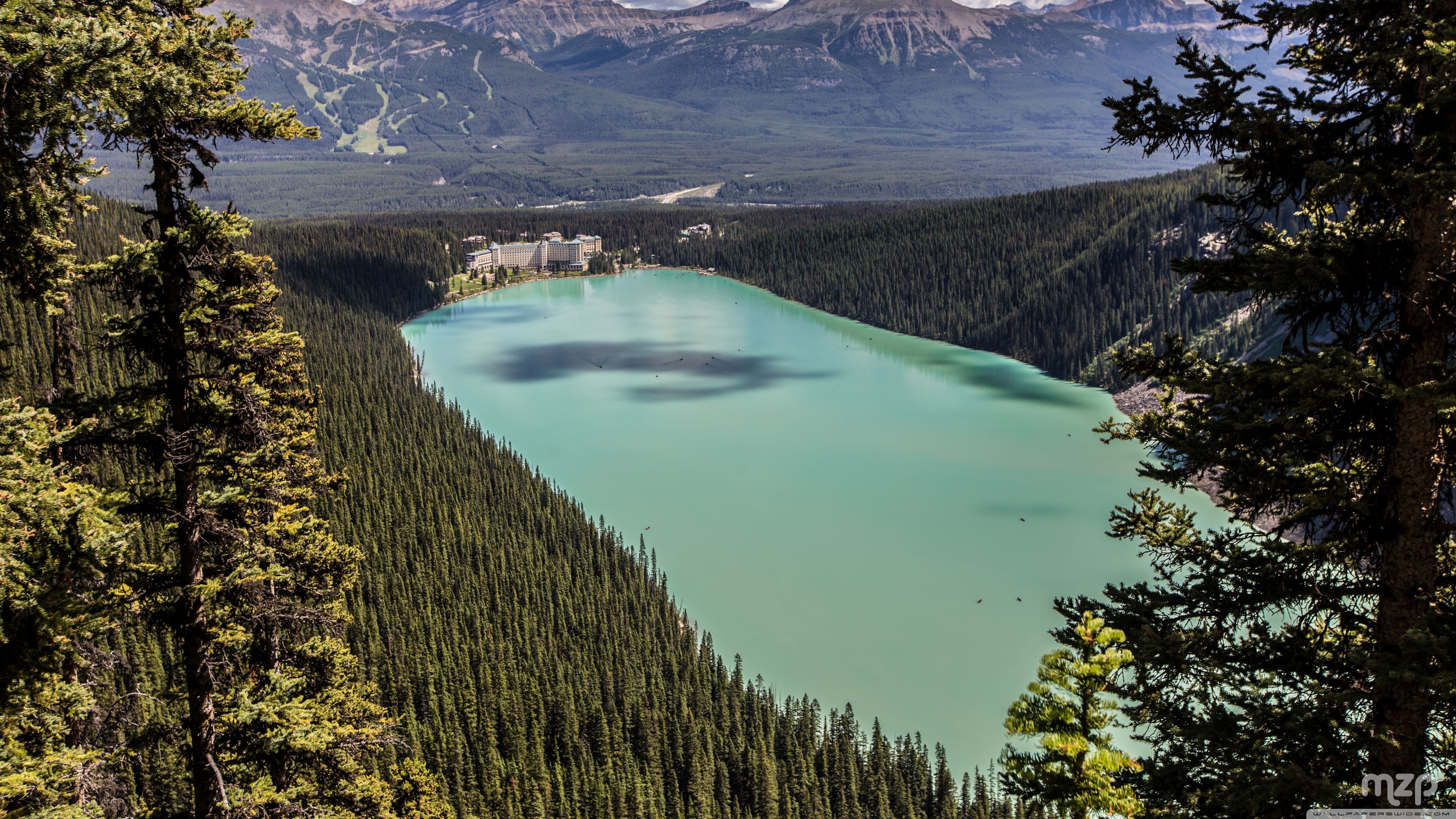 Lake Louise, Alberta, Canada Ultra HD Desktop Background Wallpaper