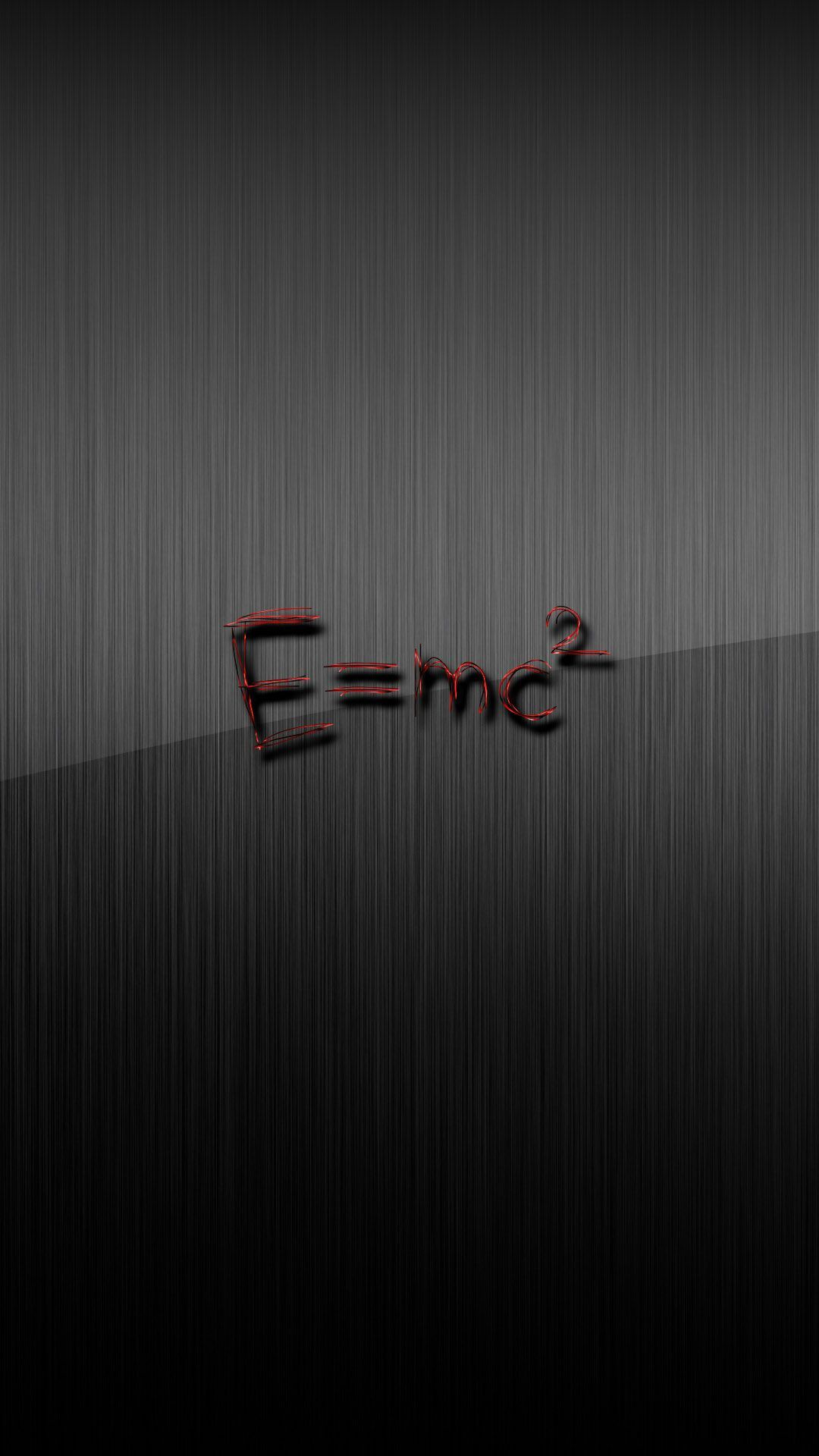 E MC Squared Grey iPhone 8 Wallpaper. Papel de parede celular