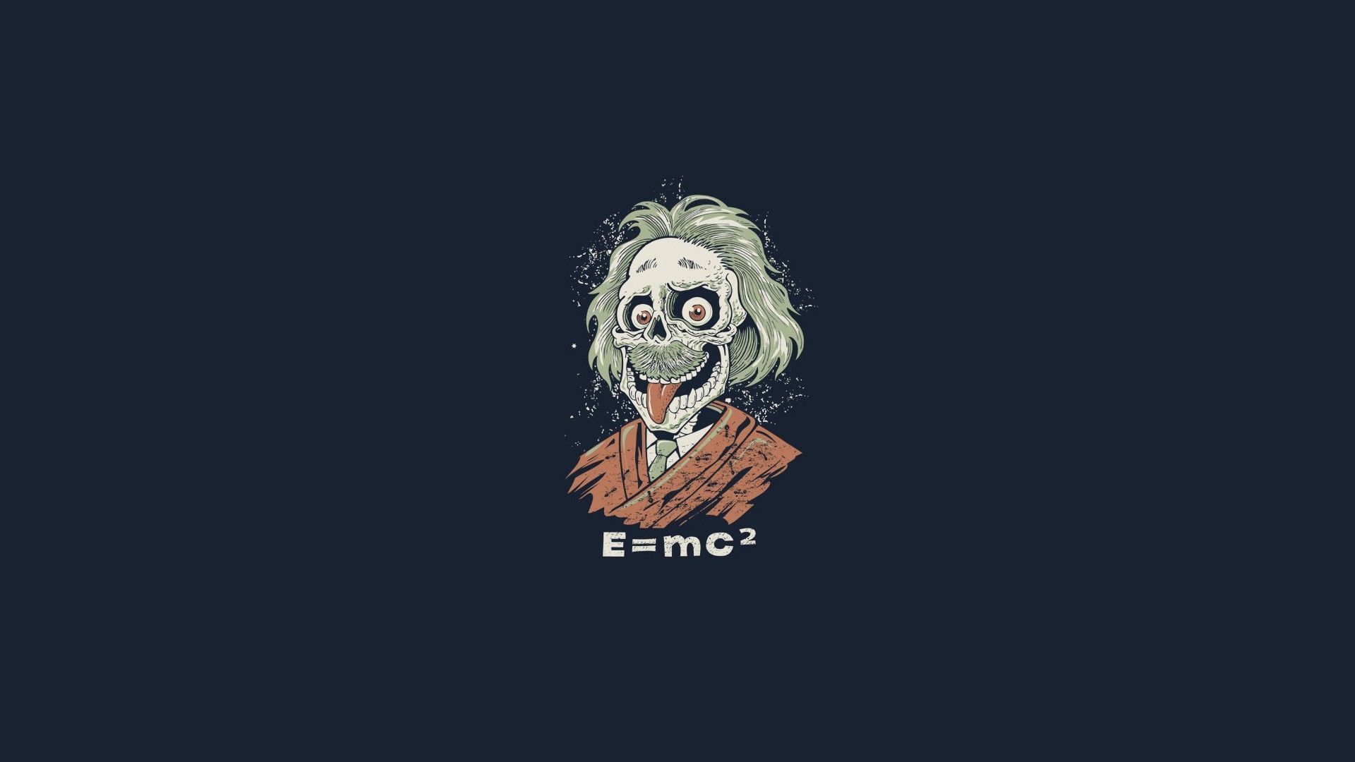 Download wallpaper zombies, e=mc Einstein, ghoul, section