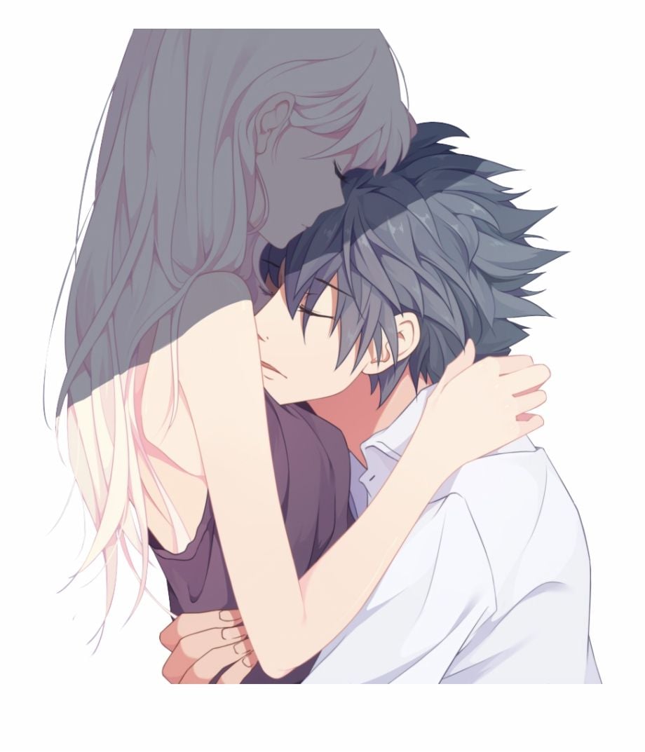 Anime kissing couple wallpaper by _Kith_ - Download on ZEDGE™