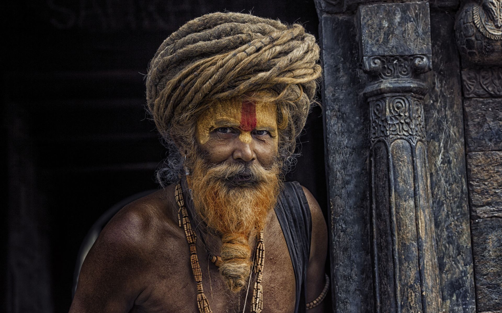 Download wallpapers male, ascetic, india, yogi, sadhu for desktop.