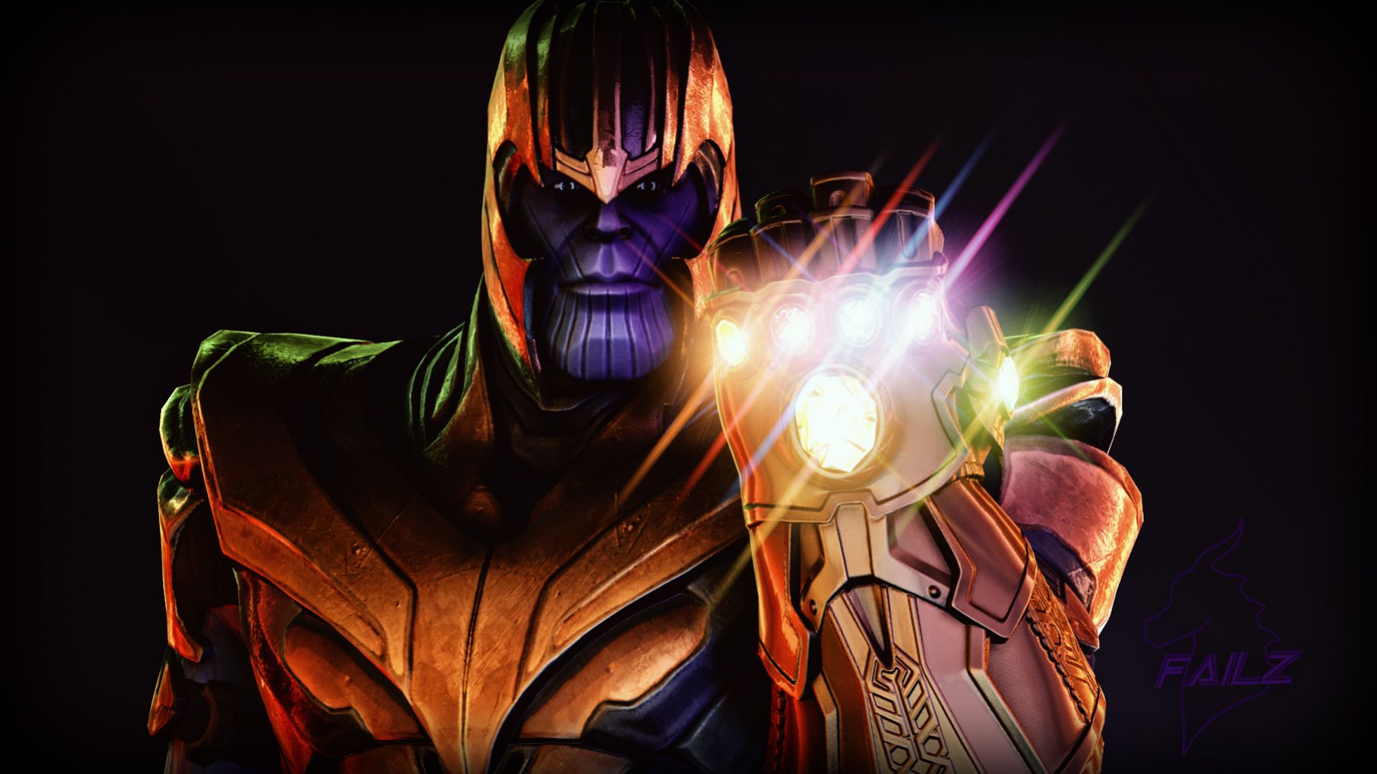 Free download Thanos Infinity Gauntlet Wallpaper HD Wallpaper