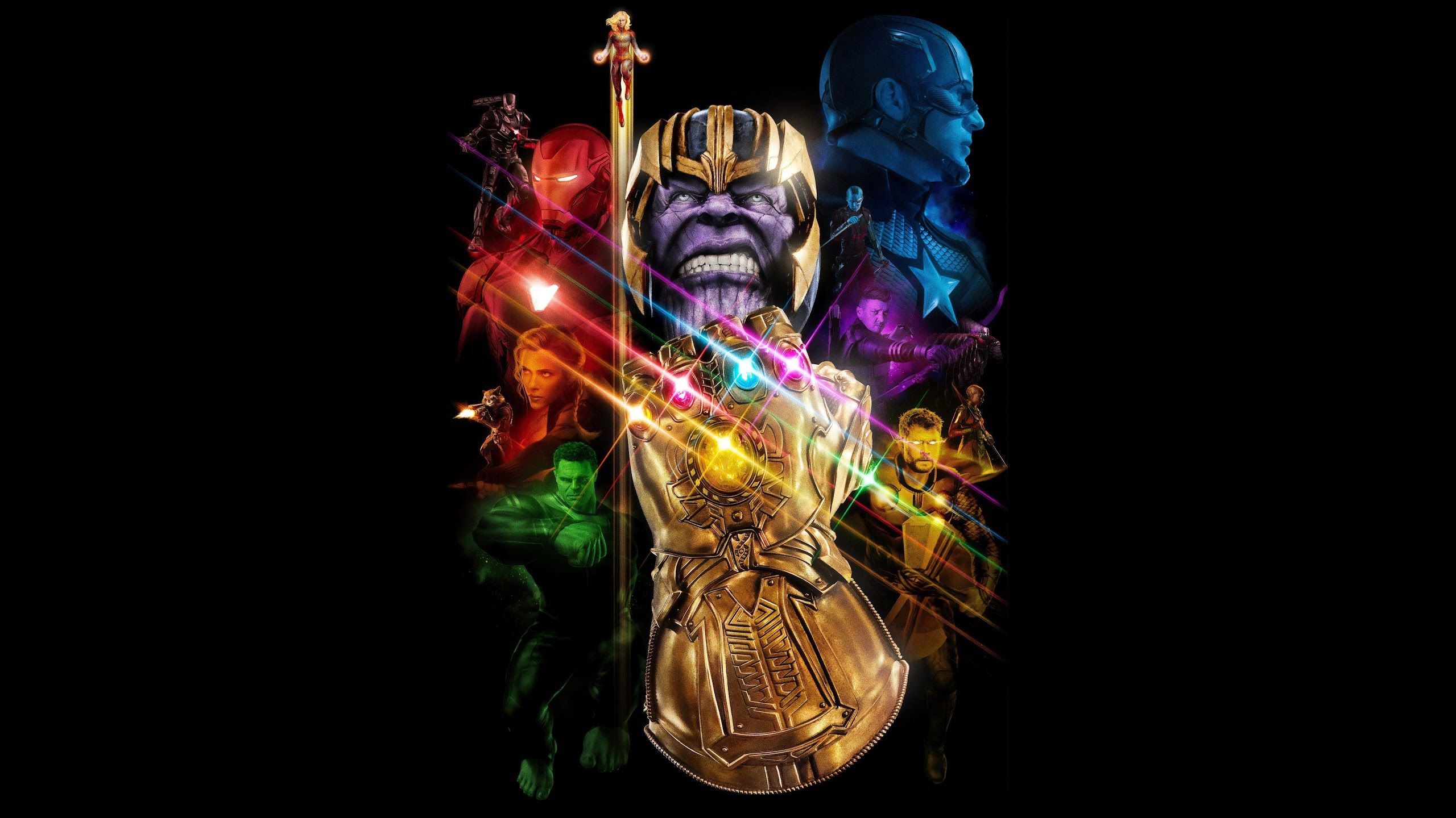 Avengers: Endgame Thanos Infinity Gauntlet 4K Wallpaper