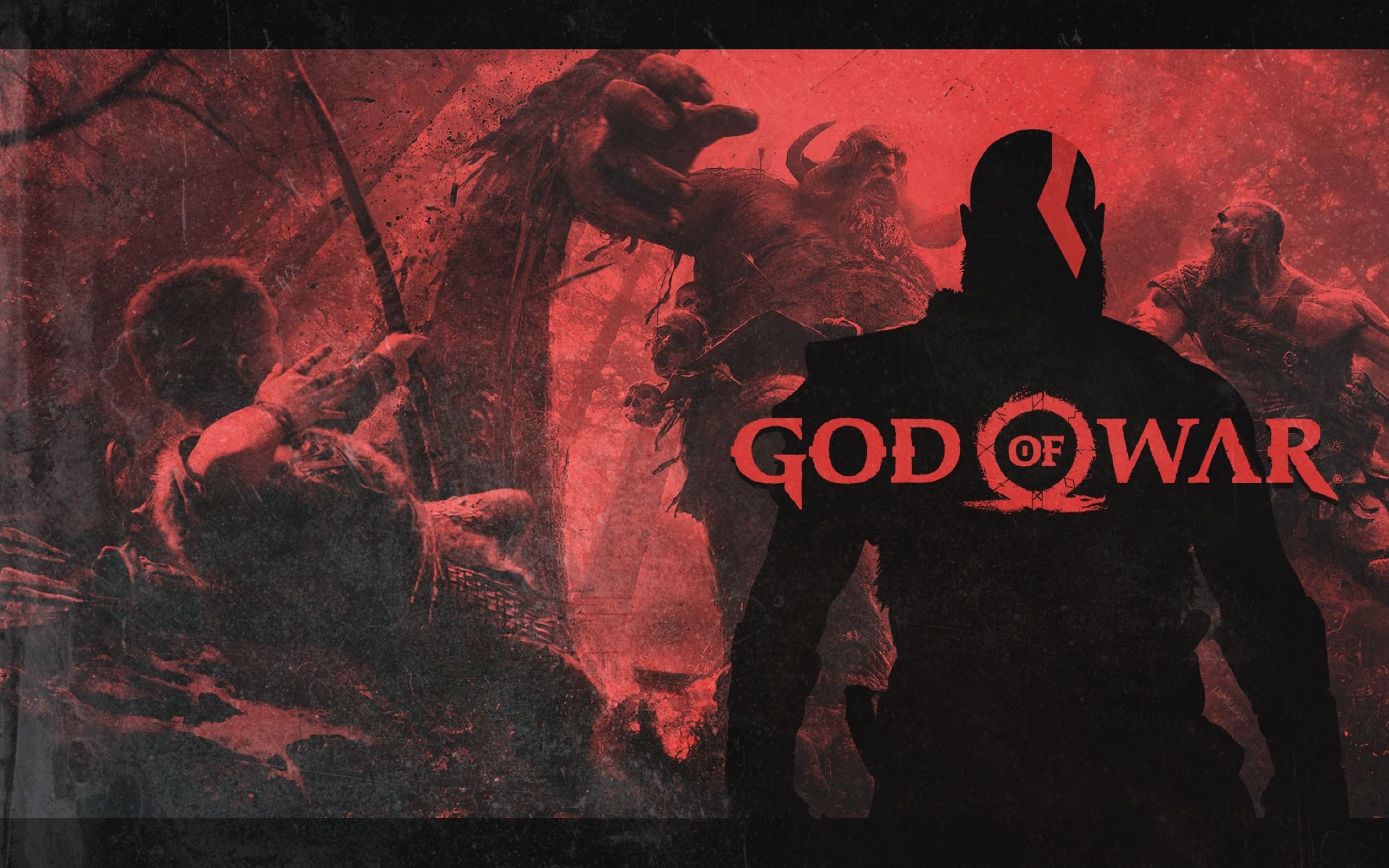 God Of War 4 Video Game Poster 2560x1600 Resolution