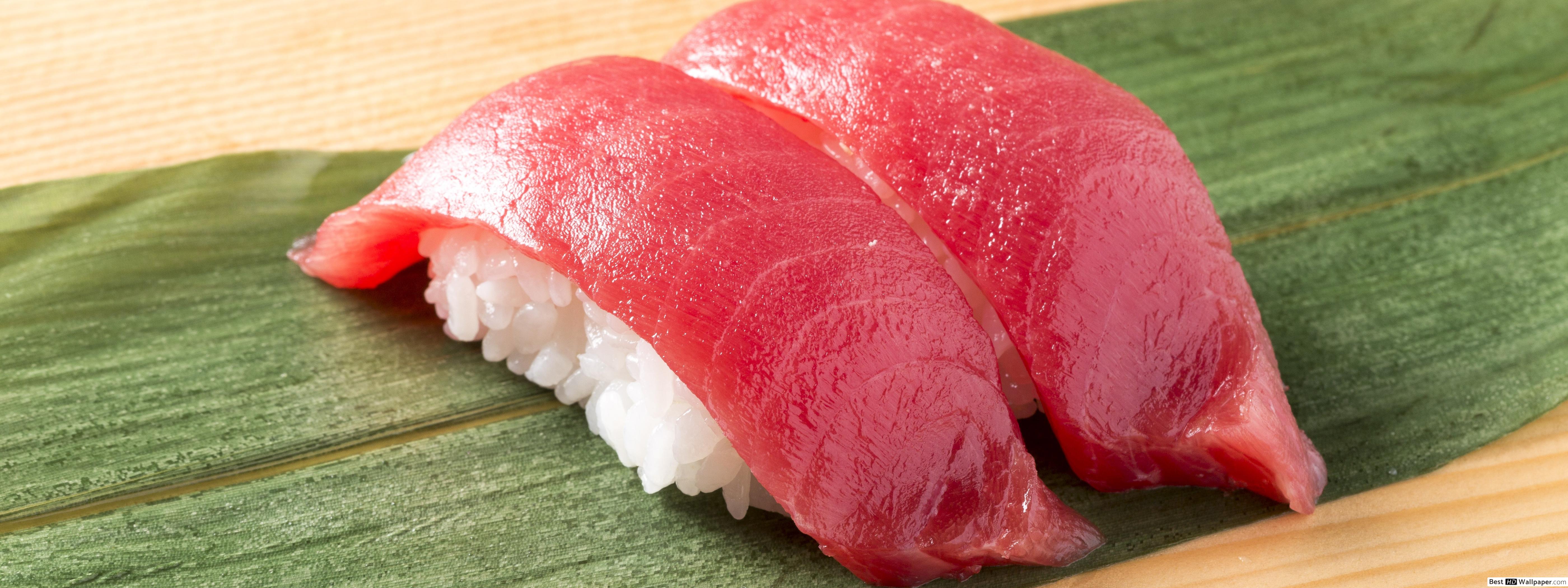 Sushi Slice Fish HD wallpaper download