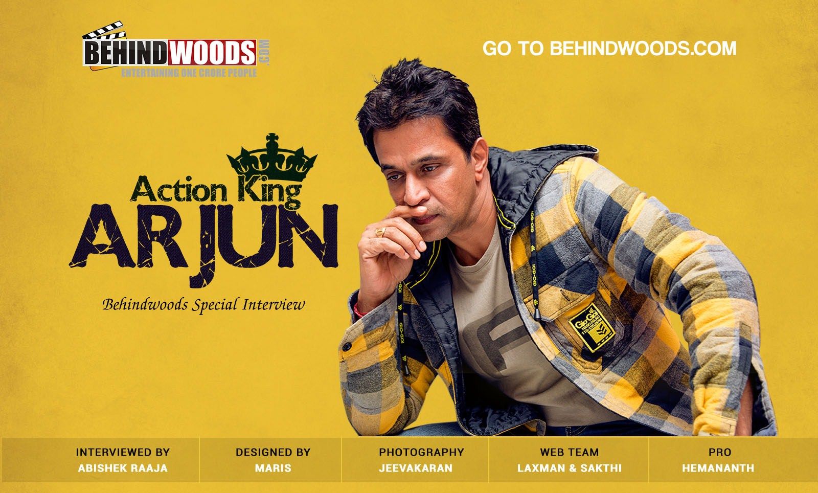 An exclusive interview with action king Arjun