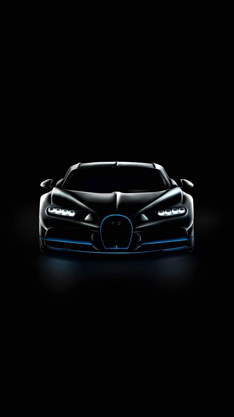 Bugatti Chiron Black iPhone Wallpaper. Bugatti chiron