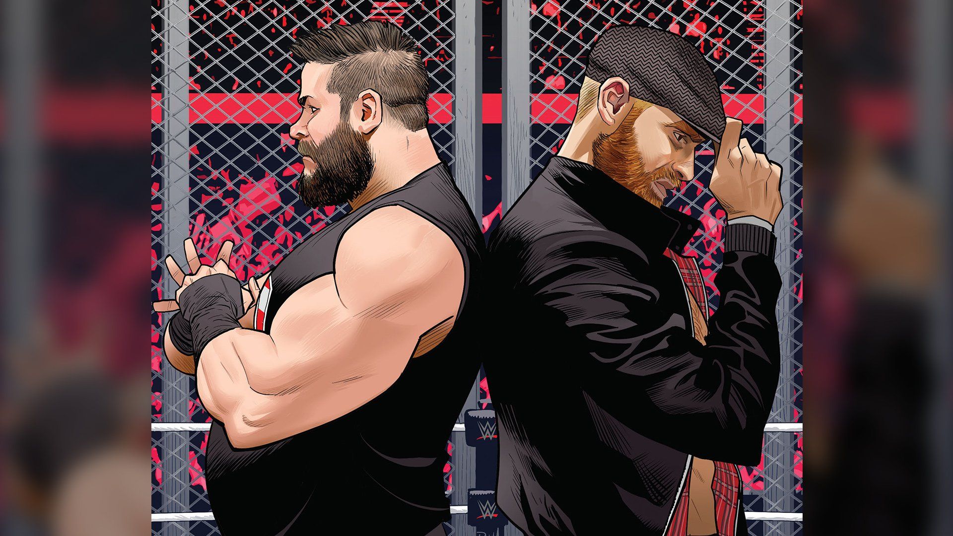 Kevin Owens and Sami Zayn fight forever in BOOM! Studios' “WWE