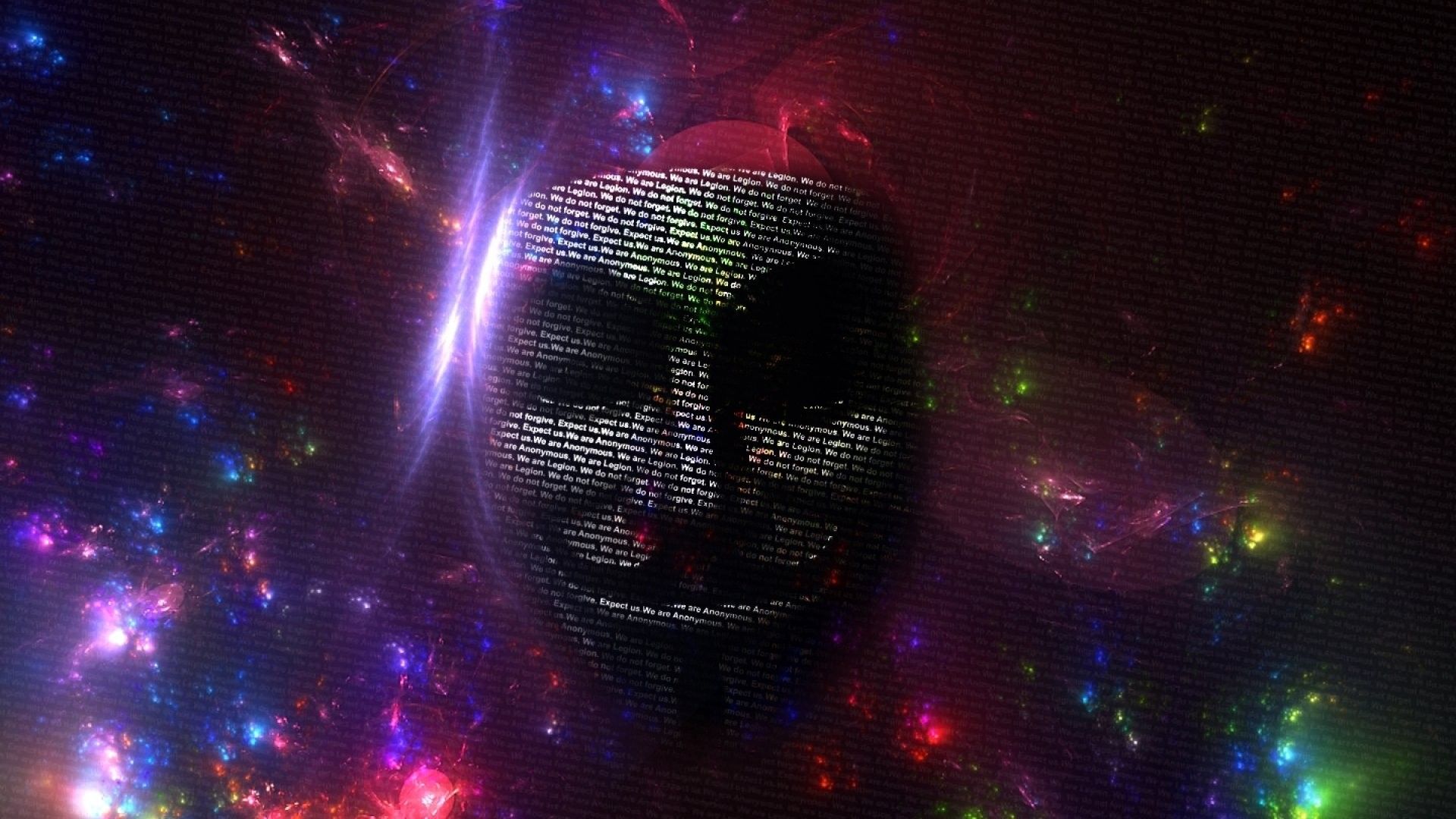 Colourful, Mask, Hacker, anonymous, Hacking, HD Abstract Wallpaper