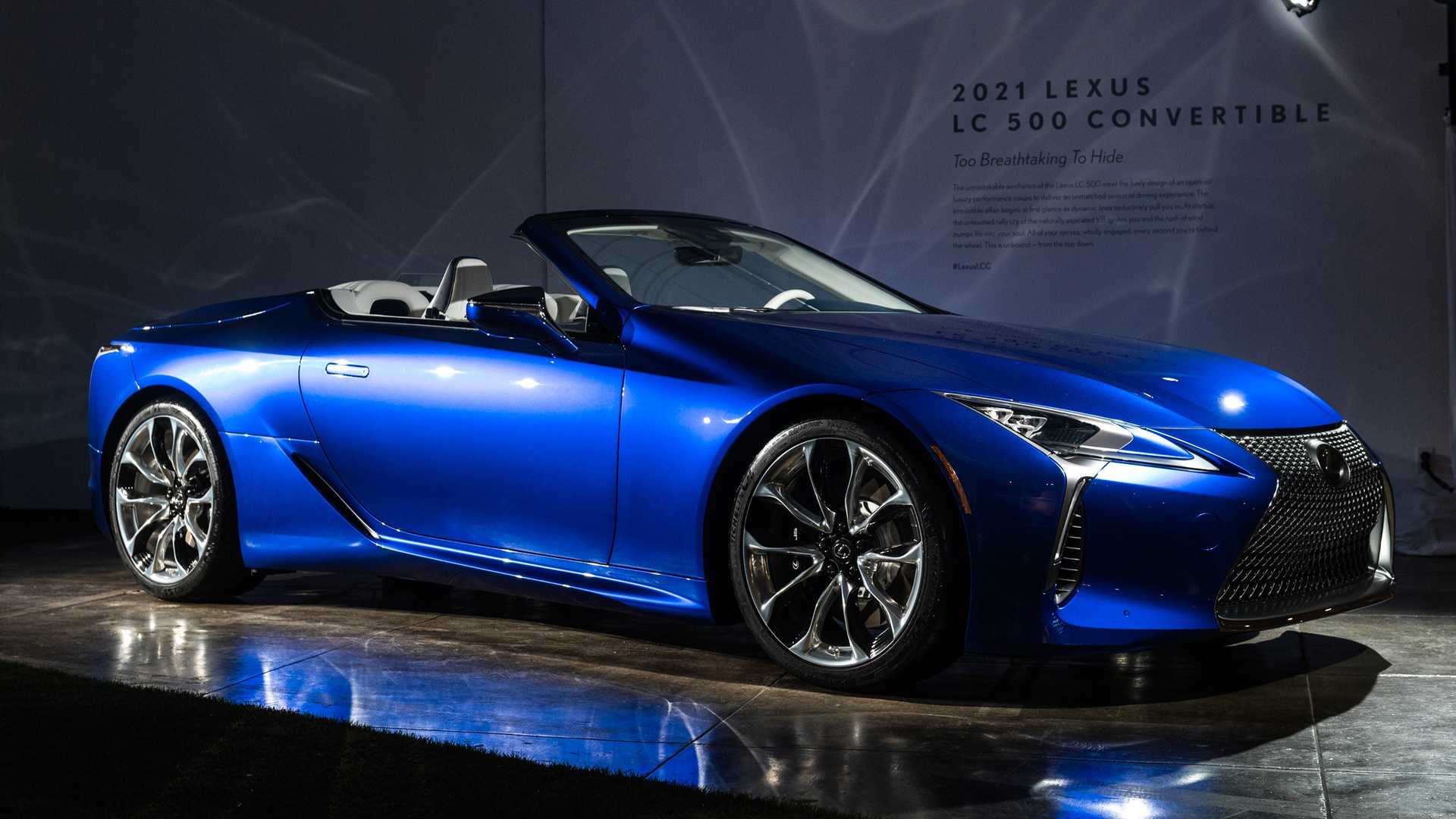 Lexus LC 500 Convertible Debuts Its Roofless Shape In Sunny LA