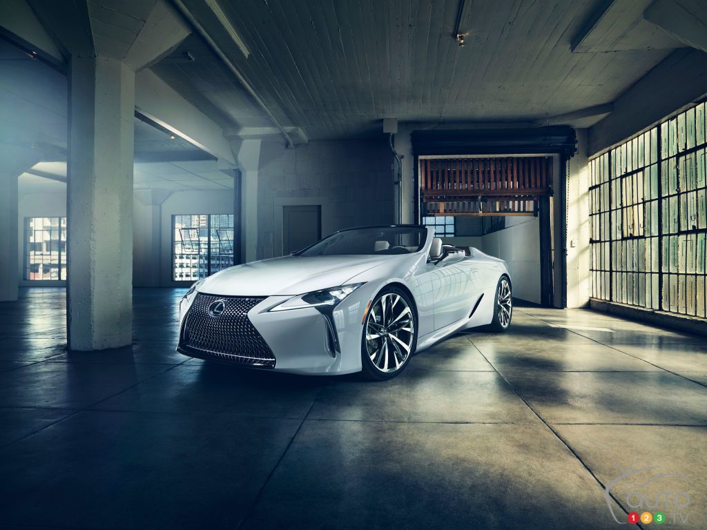 Lexus to present an LC convertible at this year's Goodwood. Car