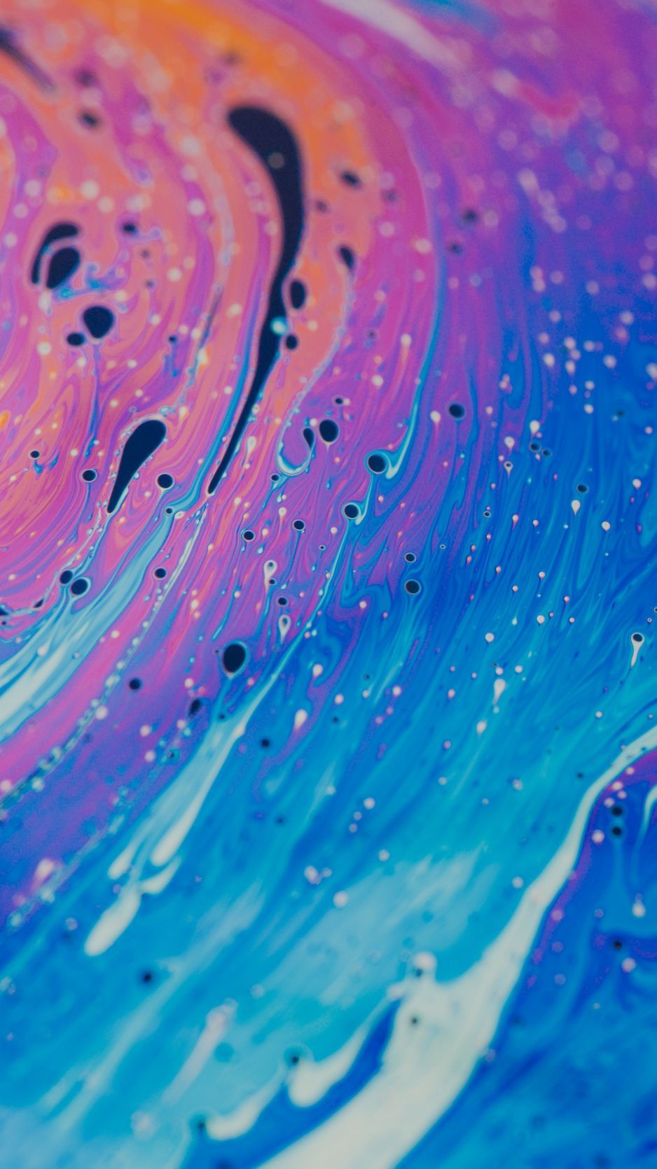 Download Wallpaper 938x1668 Paint, Liquid, Fluid Art, Multicolored, Stains Iphone 8 7 6s 6 For Parallax HD Background