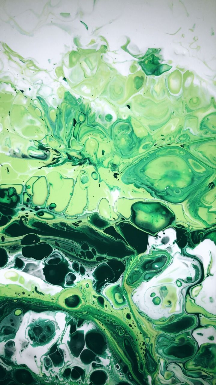 pour painting, abstract, wallpaper and green