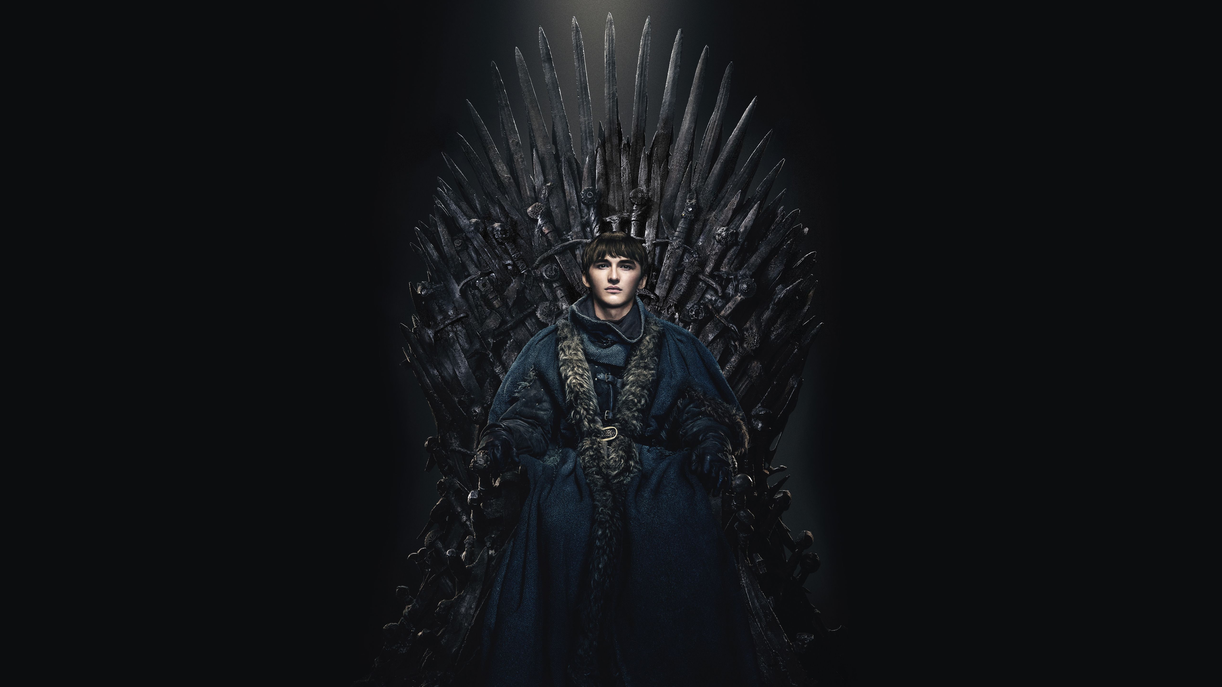 Bran Stark in The Iron Throne 5K Wallpaper, HD TV Series
