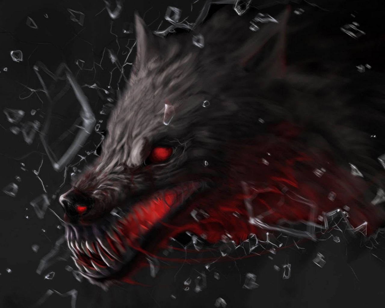 Free download Demon Wolf Wallpaper Demon wolf [1350x1080]