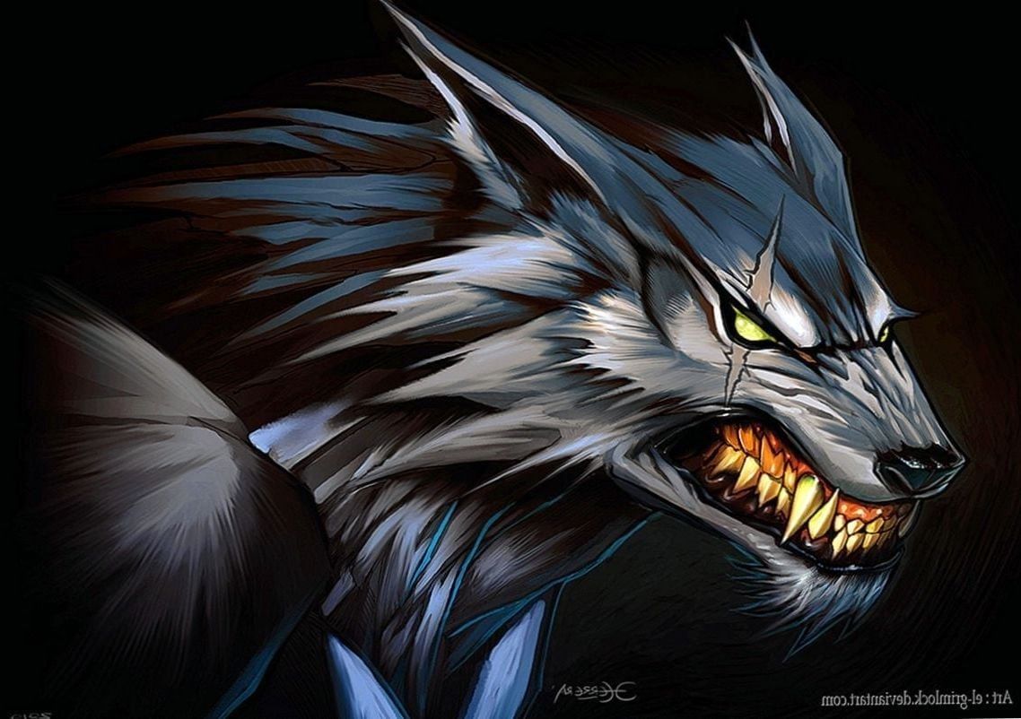 Demon wolf  Fantasy  Abstract Background Wallpapers on Desktop Nexus  Image 2371599