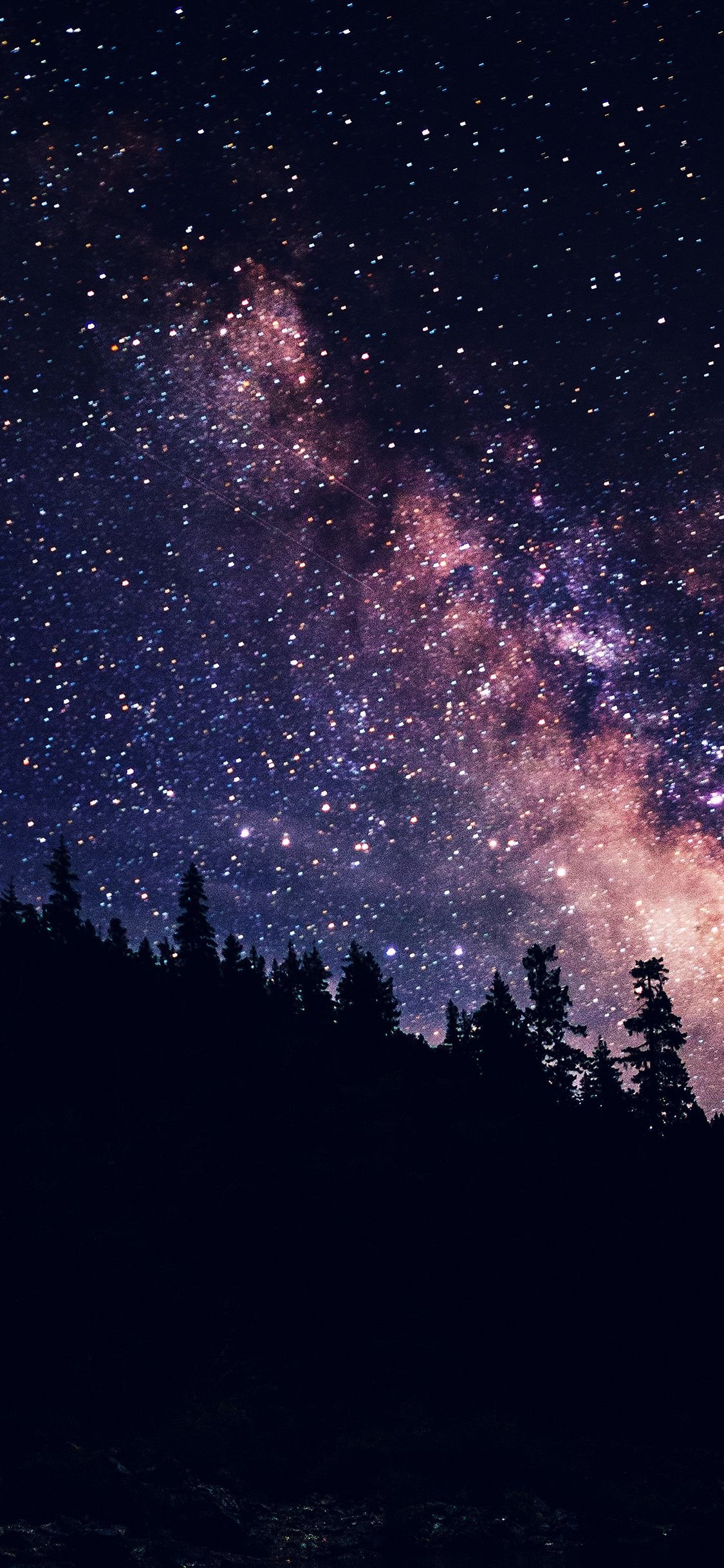 Night Sky Dark Space Milkyway Star Nature
