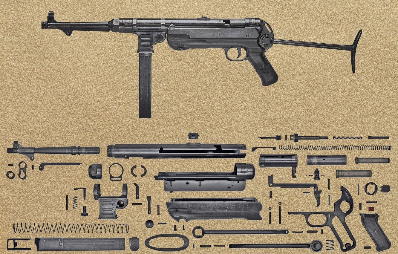 Wallpaper background, details, spare parts, German, the gun, 9 mm